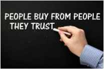 People buy from people they trust